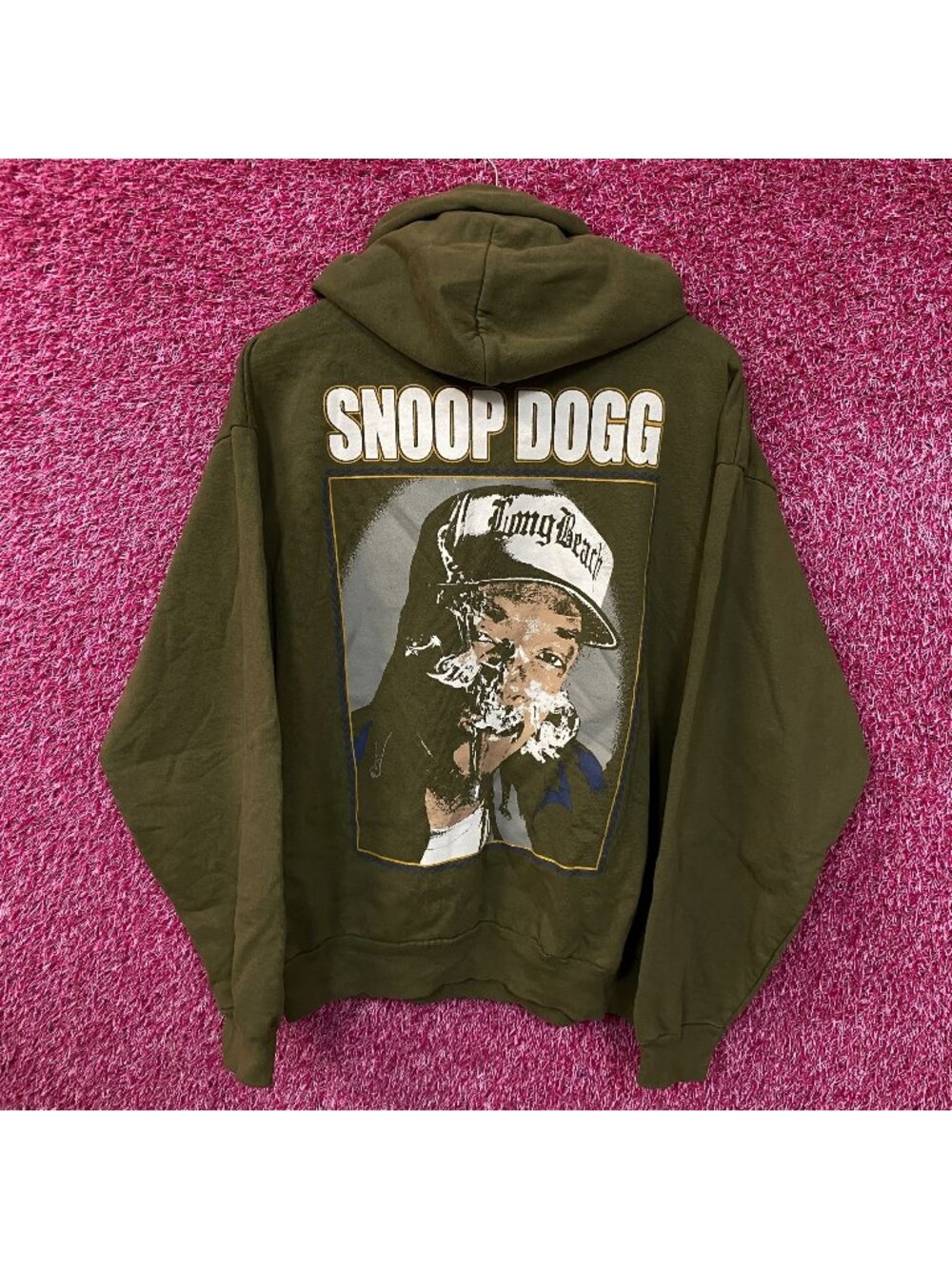 Snoop Dogg DO. Double G 213 World Wide Hoodie Size Large